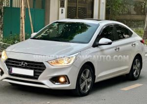 Xe Hyundai Accent 1.4 ATH 2019 Trắng, Nội Thất Kem