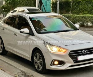 Xe Hyundai Accent 1.4 ATH 2019 Trắng, Nội Thất Kem