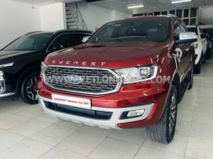 Xe Ford Everest Titanium 2.0L 4x2 AT 2021 Đỏ, Nội Thất Đen