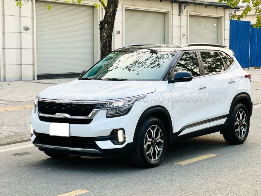 Kia Seltos Premium 1.4 AT 2022 Trắng, Nội Thất Kem