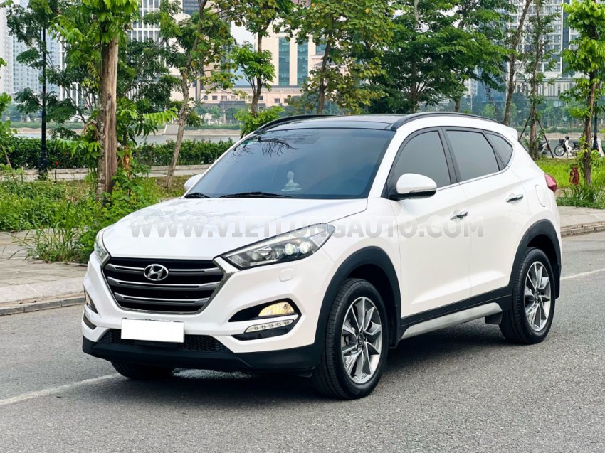 Hyundai Tucson 2.0 ATH 2018 Trắng, Nội Thất Kem