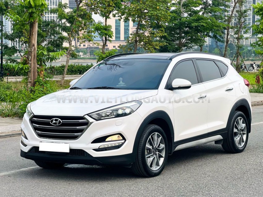 Hyundai Tucson 2.0 ATH 2018 Trắng, Nội Thất Kem