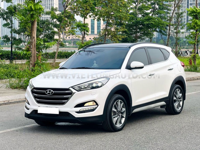 Hyundai Tucson 2.0 ATH 2018 Trắng, Nội Thất Kem