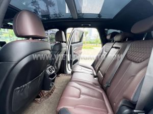 Xe Hyundai SantaFe Premium 2.2L HTRAC 2019 Trắng, Nội Thất Nâu
