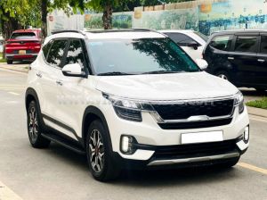 Xe Kia Seltos Premium 1.4 AT 2022 Trắng, Nội Thất Kem