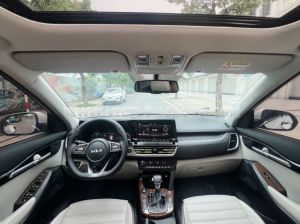 Xe Kia Seltos Premium 1.4 AT 2022 Trắng, Nội Thất Kem