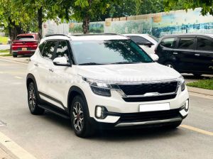 Xe Kia Seltos Premium 1.4 AT 2022 Trắng, Nội Thất Kem