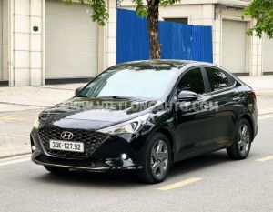 Xe Hyundai Accent 1.4 AT Đặc Biệt 2022 Đen, Nội Thất Kem