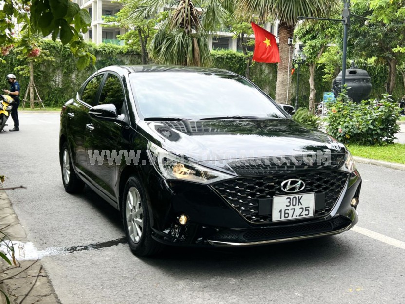 Hyundai Accent 1.4 AT 2022 Đen, Nội Thất Kem