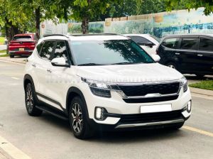 Xe Kia Seltos Premium 1.4 AT 2022 Trắng, Nội Thất Kem