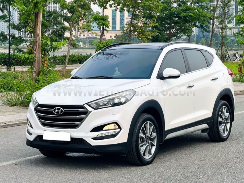 Hyundai Tucson 2.0 ATH 2018 Trắng, Nội Thất Kem