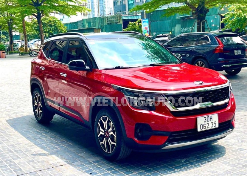Xe Kia Seltos Luxury 1.4 AT 2021 Đỏ, Nội Thất Kem