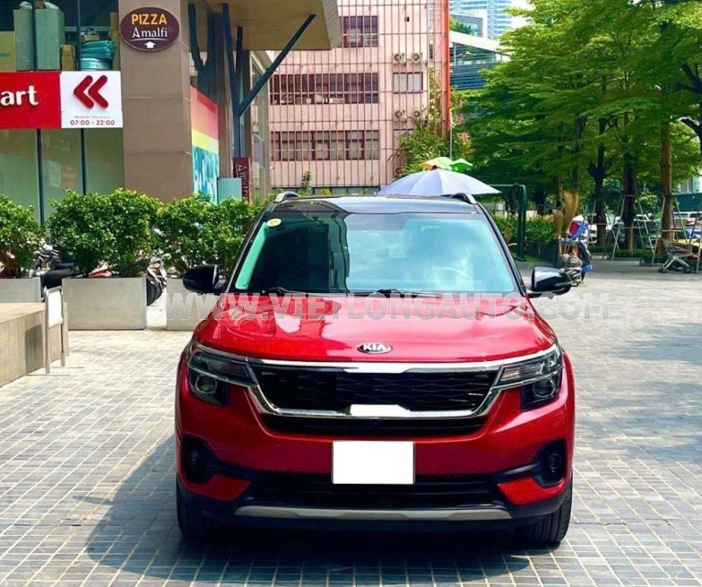 Kia Seltos Luxury 1.4 AT 2021 Đỏ, Nội Thất Kem