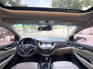 Xe Hyundai Accent 1.4 ATH 2019 Trắng, Nội Thất Kem
