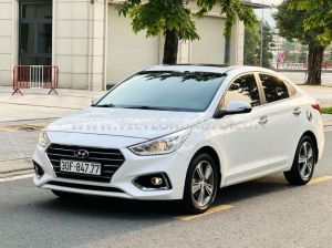 Xe Hyundai Accent 1.4 ATH 2019 Trắng, Nội Thất Kem