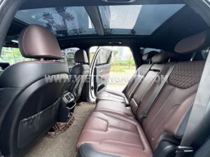 Xe Hyundai SantaFe Premium 2.2L HTRAC 2019 Trắng, Nội Thất Nâu