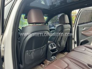 Xe Hyundai SantaFe Premium 2.2L HTRAC 2019 Trắng, Nội Thất Nâu
