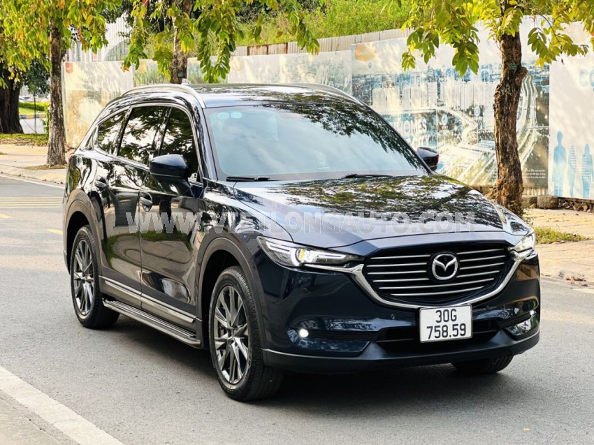 Mazda CX8 Luxury 2020 Xanh, Nội Thất Nâu