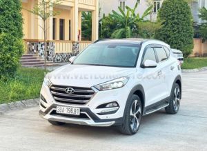 Xe Hyundai Tucson 1.6 AT Turbo 2018 Trắng, Nội Thất Kem